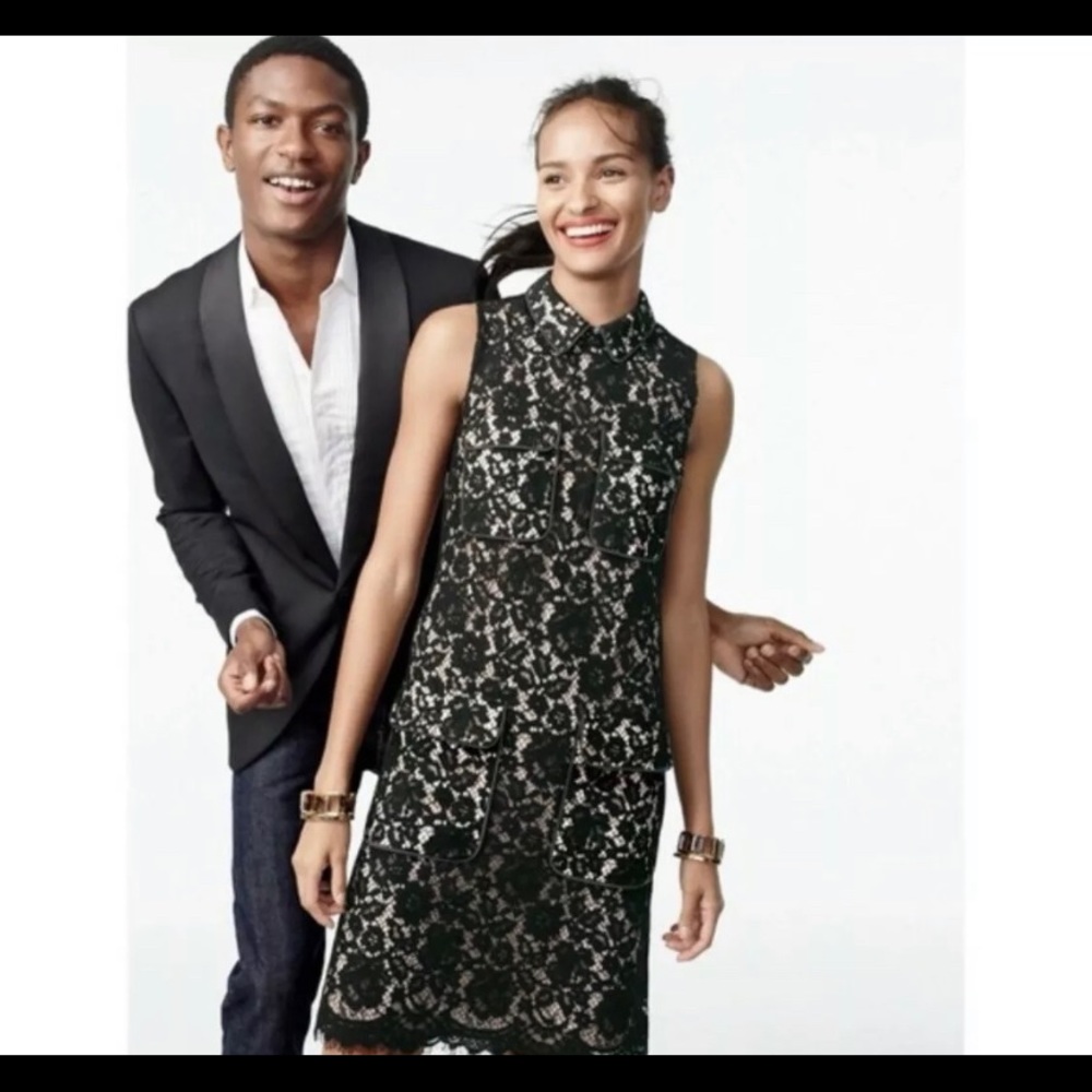 J crew Lace Sheath dress Size 14